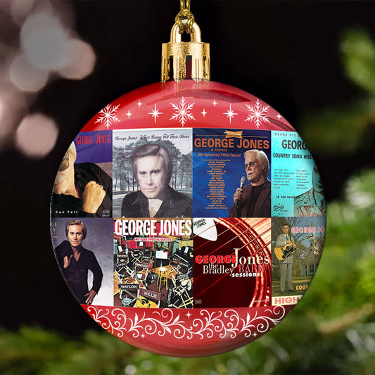 George Jones Ball Ornament – Classic Country Spirit for the Holidays
