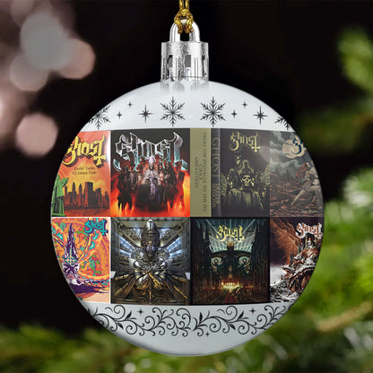 Ghost Ball Ornament – Theatrical Metal Spirit
