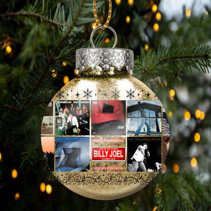 Billy Joel Ball Ornament – A Piano Man’s Holiday Melody in Every Shine