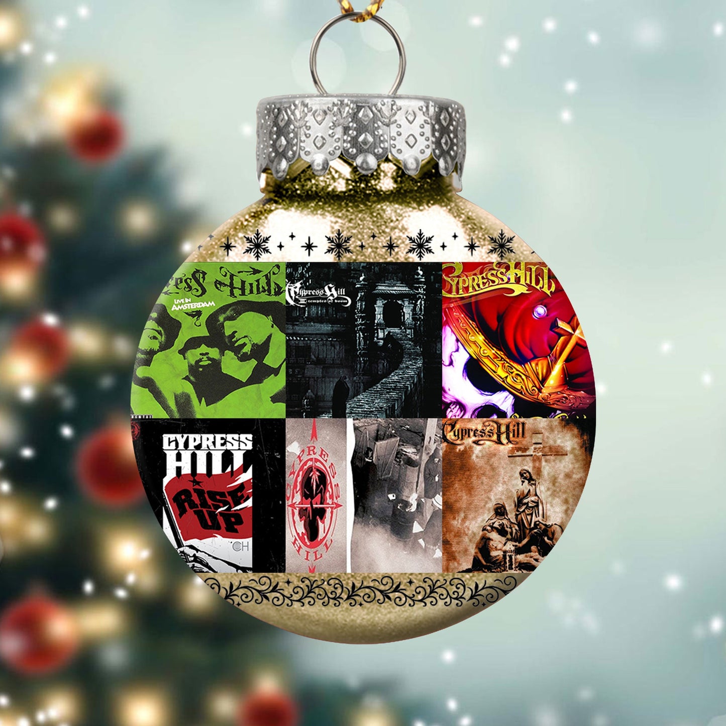 Cypress Hill Album Covers Christmas Ball Ornament