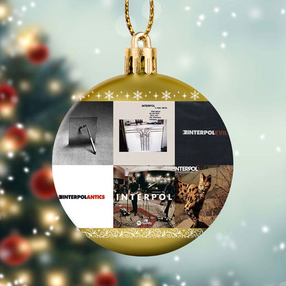 Interpol Ball Ornament – Celebrate the Cool Edge of Indie Rock
