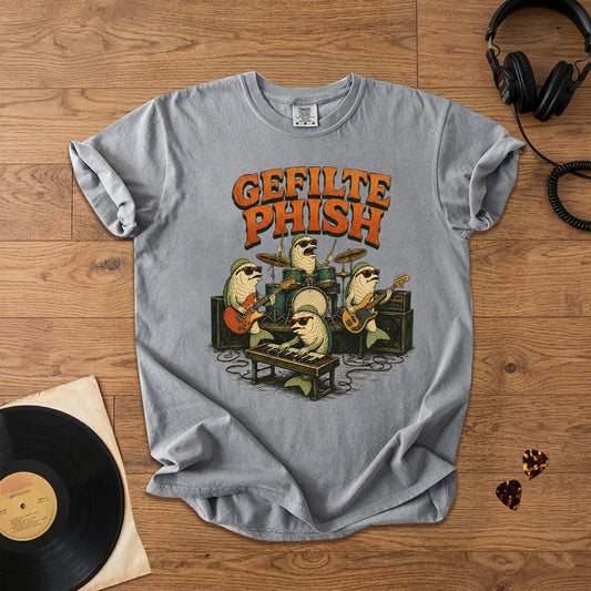 Gefilte Phish T-Shirt – Retro Rock Music Phish Band Merch Tee