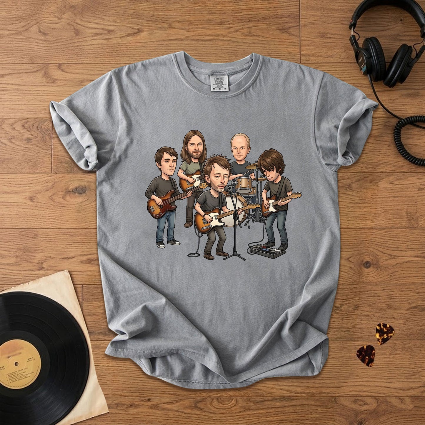 Radiohead Vintage Alternative Rock Band Comfort Tee – Retro Music Fan T-Shirt