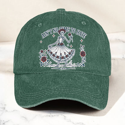 Grateful Dead Aint No Time To Hate Uncle Johns Band Lyrics Denim Cap – Retro Vintage Dad Cap Gift For Dad (With Box)