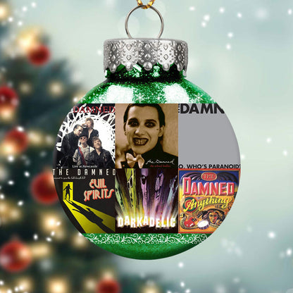 The Damned Album Collage Ornament – Punk Rock Christmas Decoration