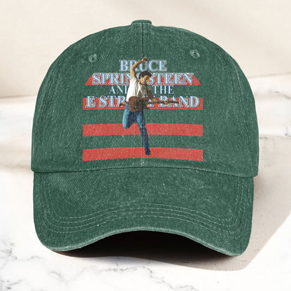 Bruce Springsteen version 2 Denim Cap – Retro Vintage Dad Cap Gift For Dad (With Box)