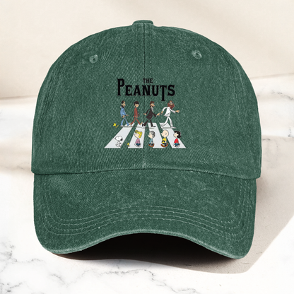 The Peanuts Abbey Road Cap – Cartoon Crosswalk Parody Vintage Dad Hat (With Box)