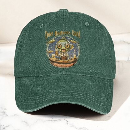 Dave Matthews Band Fishtender Denim Cap – Retro Music Cap Gift For Dad (With Box)