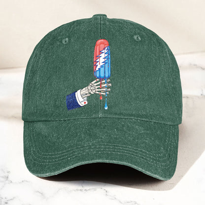 Grateful Dead Rocket Pop Denim Cap – Retro Music Fan Merch Cap Gift For Dad (With Box)