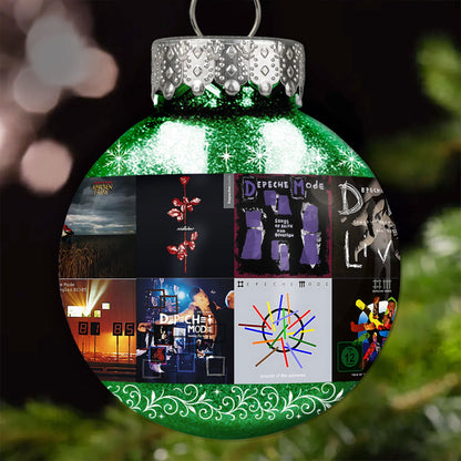 Depeche Mode Ball Ornament – A Synthwave Symphony for the Holiday Season