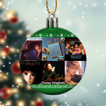 Gloria Estefan & Miami Sound Machine Album Collage Ornament – Latin Pop Christmas Decoration
