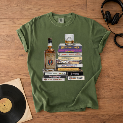 Grateful Dead Cassette Collection T-Shirt – Retro Rock Music Grateful Dead Band Merch Tee