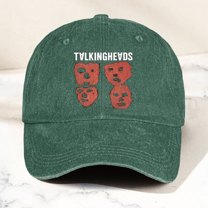 Talking Heads Graphic Remain in Light  Graphic Denim Cap – Retro Music Fan Cap Gift For Dad (With Box)