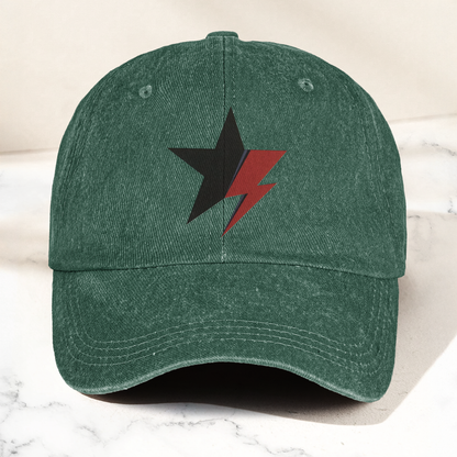 David Bowie Blackstar Ziggy Stardust Denim Cap – Retro Music Cap Gift For Dad (With Box)