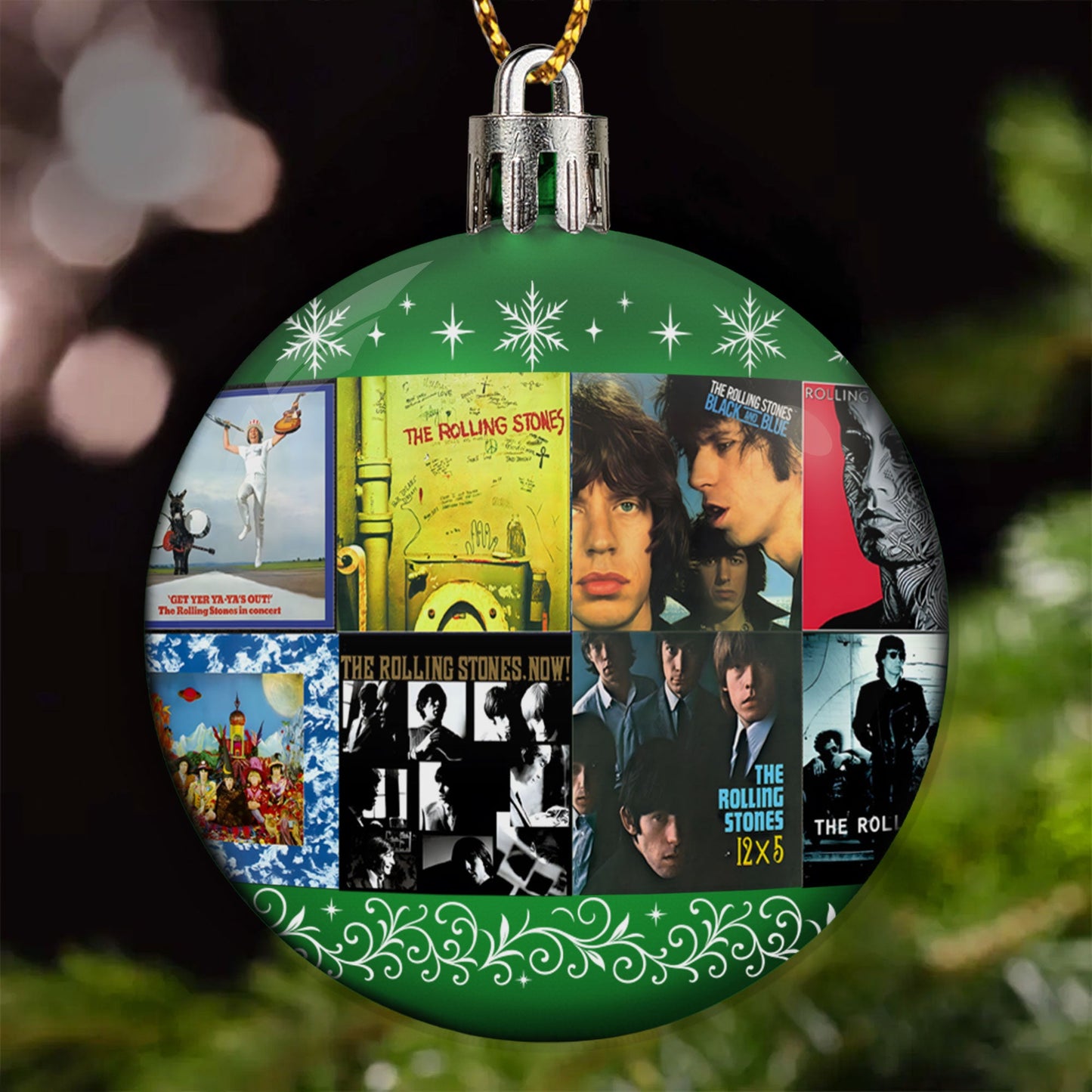 The Rolling Stones Ball Ornament – Rock ’n’ Roll Royalty for Your Tree