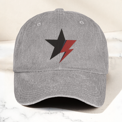 David Bowie Blackstar Ziggy Stardust Denim Cap – Retro Music Cap Gift For Dad (With Box)