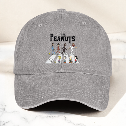 The Peanuts Abbey Road Cap – Cartoon Crosswalk Parody Vintage Dad Hat (With Box)
