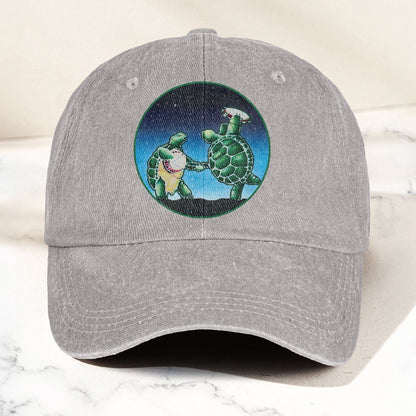 Grateful Dead Terrapin Station Denim Cap – Grateful Dead Tribute Merch Dad Hat (With Box)