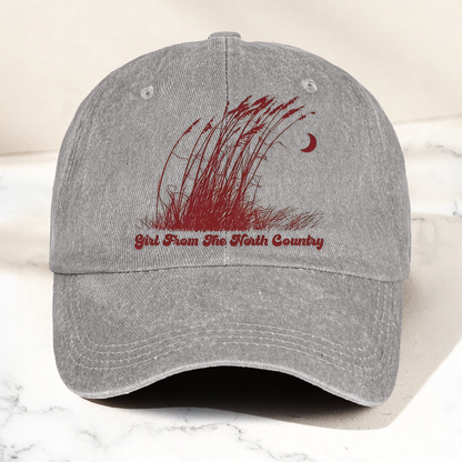 Bob Dylan Girl From The North Country Folk Lyrics Music Merch Denim Cap – Retro Vintage Dad Cap Gift For Dad (With Box)