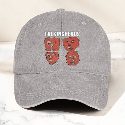 Talking Heads Graphic Remain in Light  Graphic Denim Cap – Retro Music Fan Cap Gift For Dad (With Box)