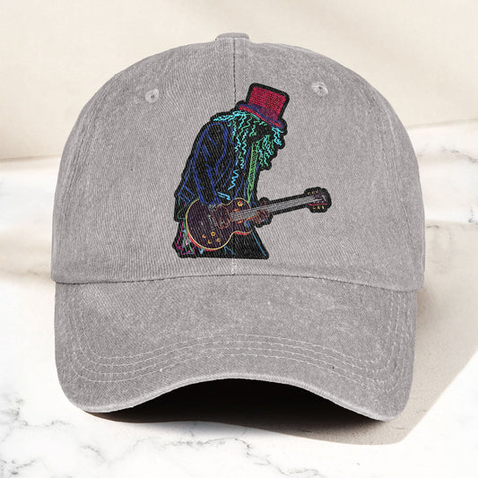 Gun N'rose Denim Cap – Retro Vintage Dad Cap Gift For Dad (With Box)