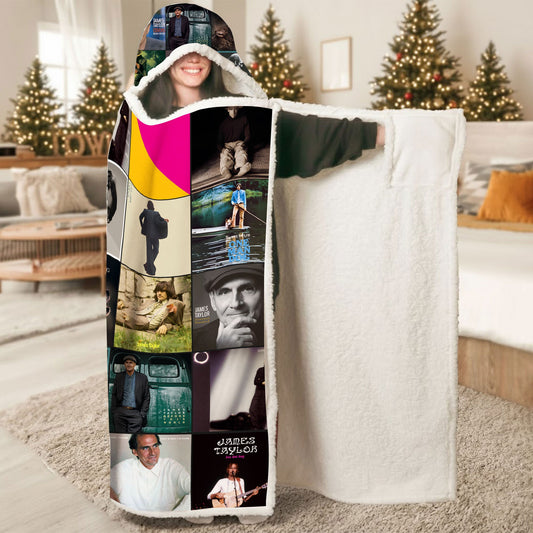 James Taylor Wearable Hooded Blanket – A Soft Embrace of Gentle Folk-Rock Nostalgia