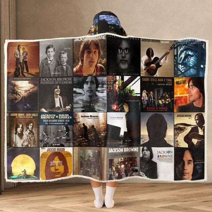 Jackson Browne Wearable Hooded Blanket – A Soft Embrace of Classic Singer-Songwriter Nostalgia