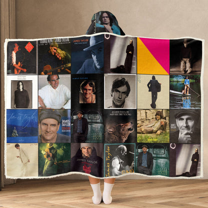 James Taylor Wearable Hooded Blanket – A Soft Embrace of Gentle Folk-Rock Nostalgia