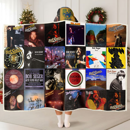 Bob Seger Wearable Hooded Blanket – A Warm Wrap of Heartland Rock Nostalgia
