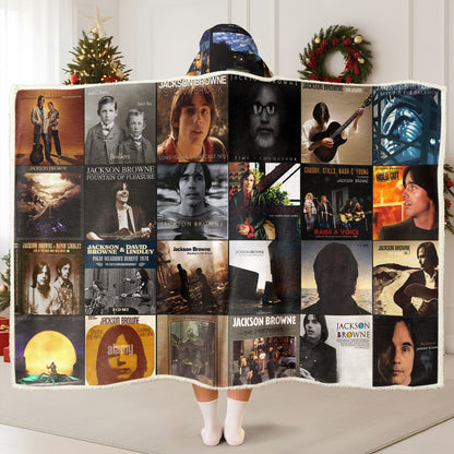 Jackson Browne Wearable Hooded Blanket – A Soft Embrace of Classic Singer-Songwriter Nostalgia
