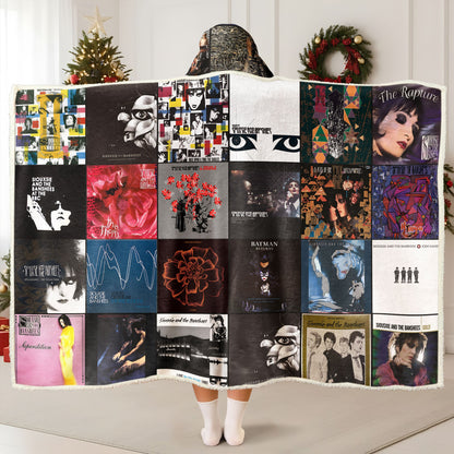 Siouxsie and the Banshees Wearable Hooded Blanket – A Cozy Wrap of Gothic Art-Punk Atmosphere