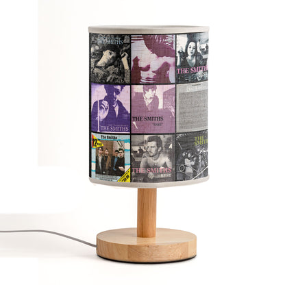 The Smiths Album Cover Collage Table Fabric Lamp – Retro Music Home Deco