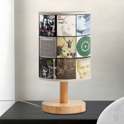 The Smiths Album Cover Collage Table Fabric Lamp – Retro Music Home Deco