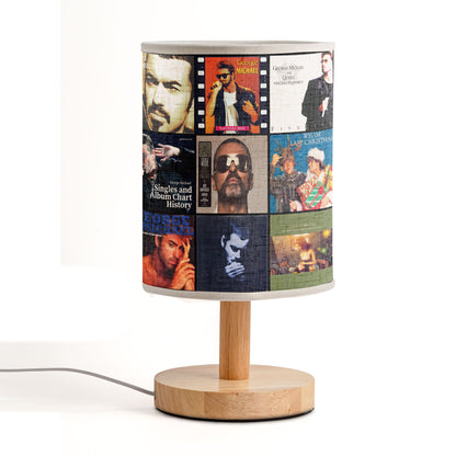 George Michael Fabric Lamp – Retro Album Cover Table Light