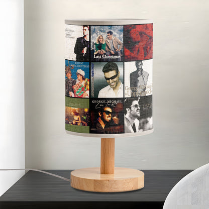 George Michael Fabric Lamp – Retro Album Cover Table Light