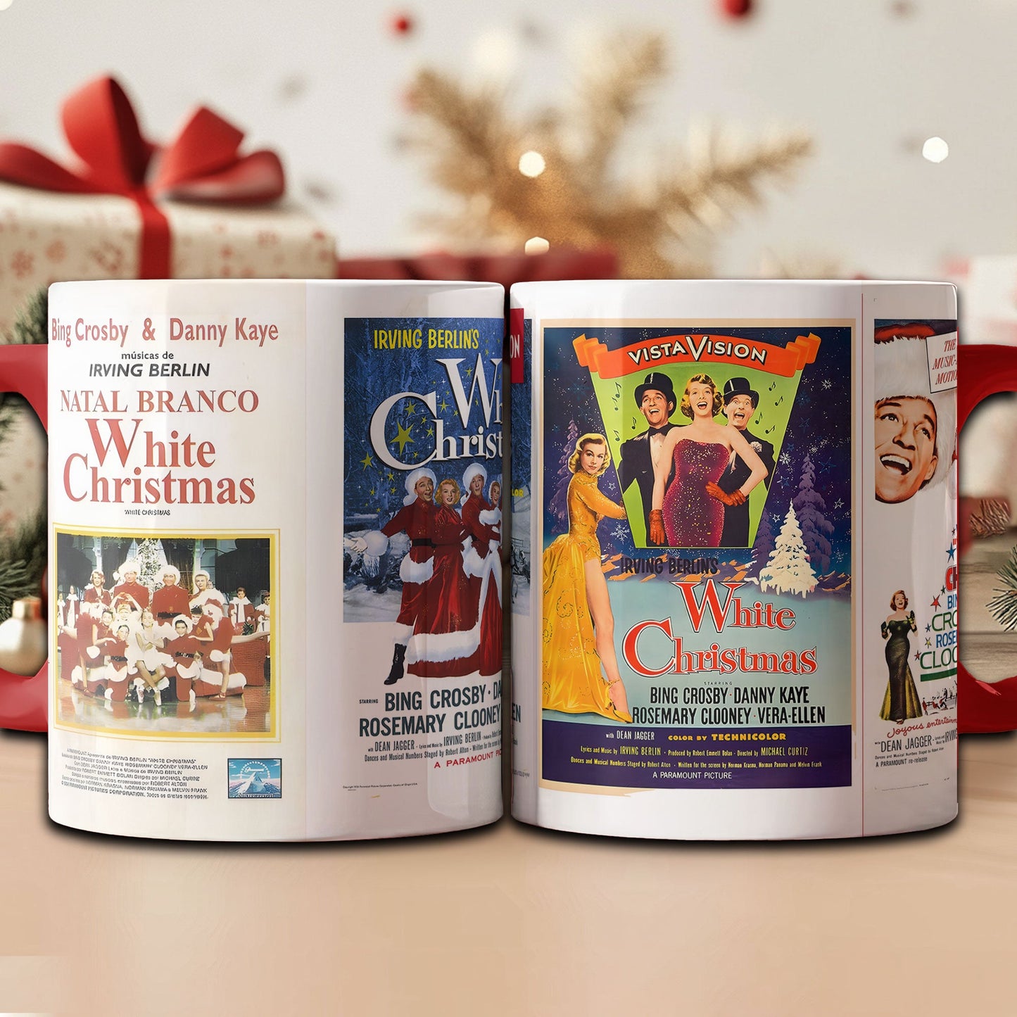 White Christmas Movie Poster Coffee Accent Mug – Classic Holiday Film Collectible