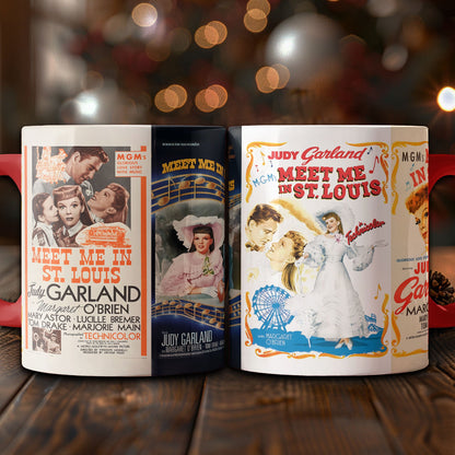 Meet Me in St. Louis Movie Poster Accent Mug – Judy Garland Classic Musical