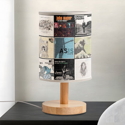 John Mayer Album Art Table Fabric Lamp – Music Lover’s Home Décor