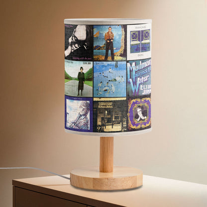 Elton John Album Cover Fabric Lamp – Legendary Pop Rock Table Light