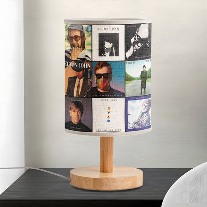 Elton John Album Cover Fabric Lamp – Legendary Pop Rock Table Light