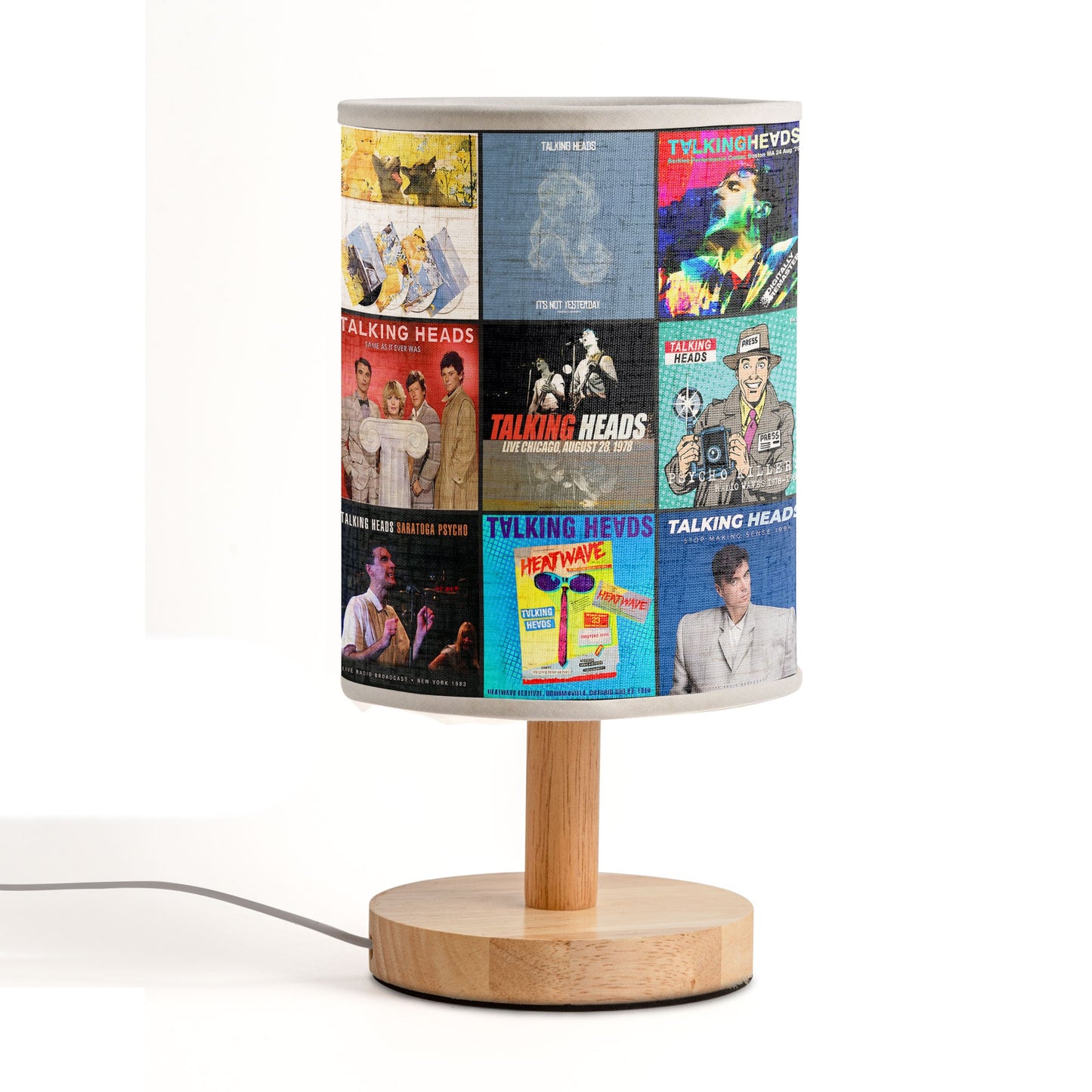 ?? Talking Heads Album Cover Lamp – Retro New Wave Lighting