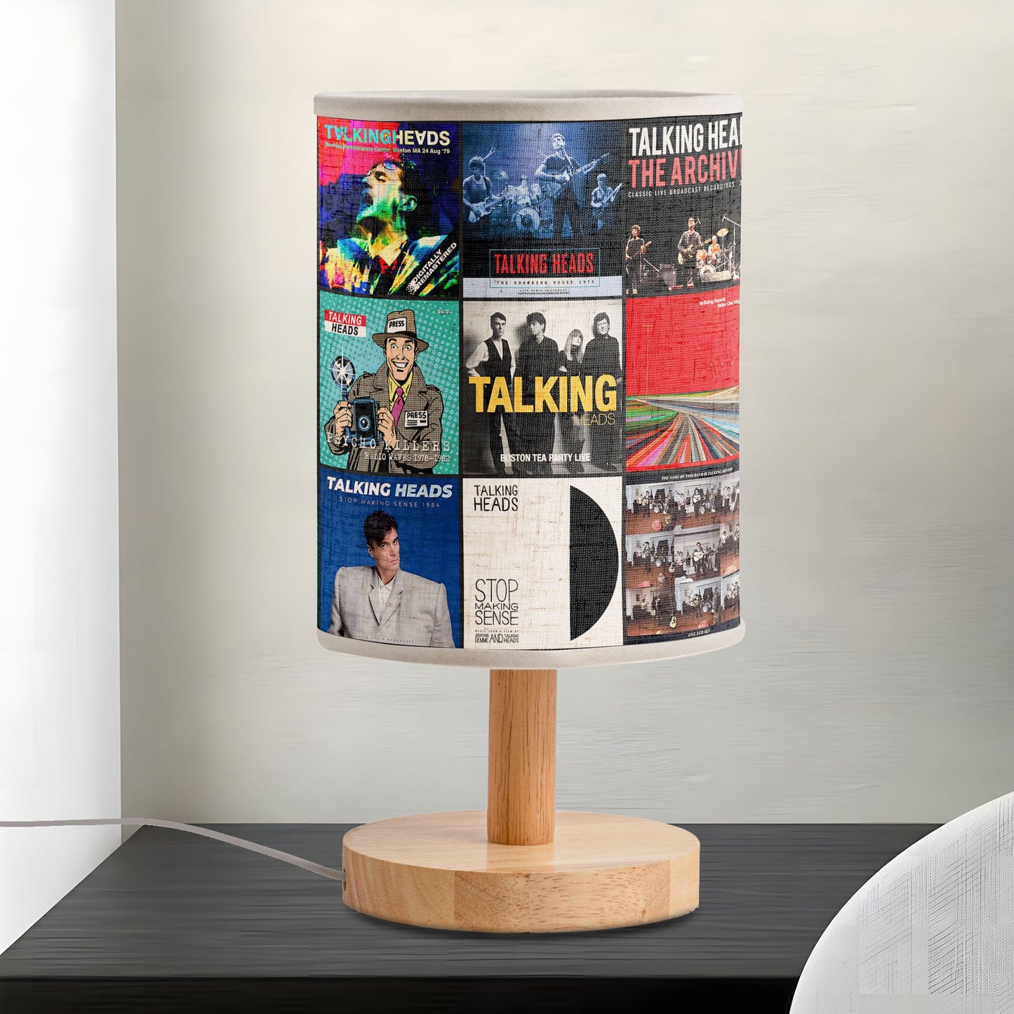?? Talking Heads Album Cover Lamp – Retro New Wave Lighting