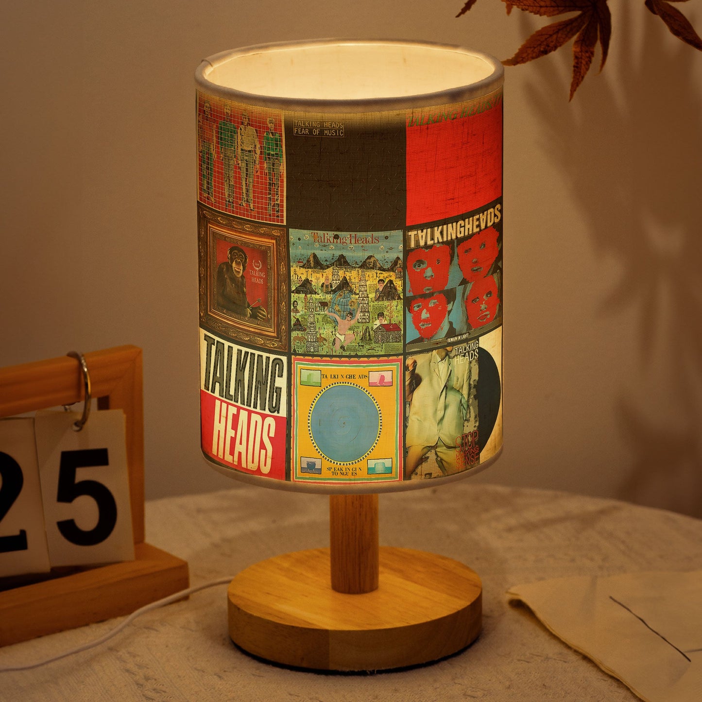 ?? Talking Heads Album Cover Lamp – Retro New Wave Lighting