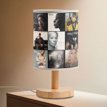 Mary J. Blige Album Art Fabric Lamp – R&B & Soul Music Home Decor