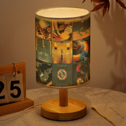Electric Light Orchestra Album Cover Collage Fabric Lamp