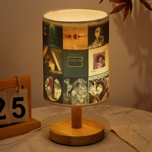 Kate Bush Album Cover Collage Fabric Lamp