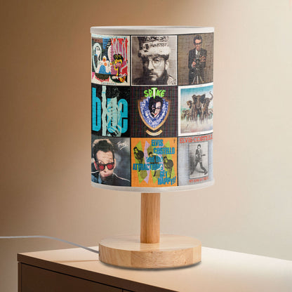 ? Elvis Costello Album Art Decorative Fabric Lamp