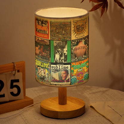 Sublime Album Collage Lamp – Vintage Reggae Punk Tribute Light
