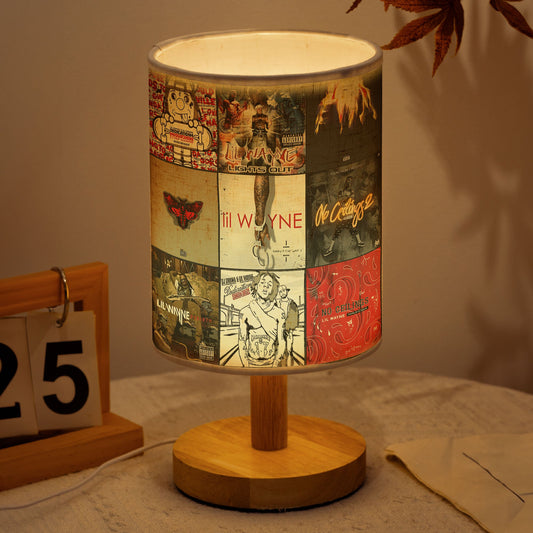 Lil Wayne Album Collage Lamp – Hip-Hop Legend Inspired Room Light