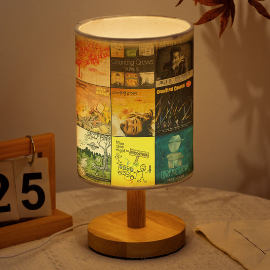Counting Crows Album Collage Lamp – 90s Rock Nostalgia Lighting